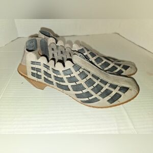 Rieker Gray and Tan Women Sandals